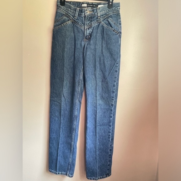 Rockies Vintage 80's lo- Rise relaxedCowboy Jeans size 7 long - Picture 1 of 15